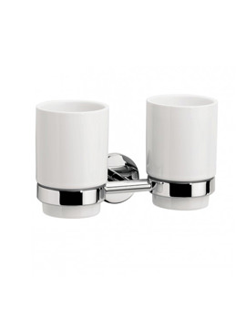 Crosswater Central Double Tumbler Holder | CE004C