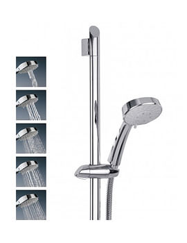 Crosswater Invito Shower Kit With Five Spray Patterns HP | SK826C