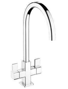 Bristan Qubo Monobloc Sink Mixer Tap Chrome Plated | QB SNK C