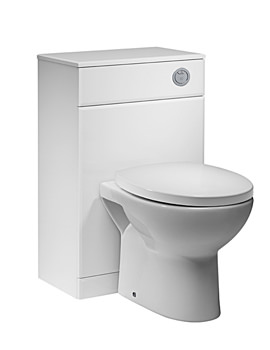 Tavistock Meridian 500mm White Back To Wall WC Unit - MBTW50W
