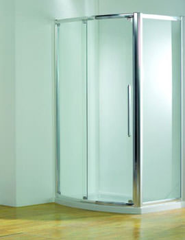 Kudos Original 1700mm Bow Fronted Slider Door With Tray And Waste