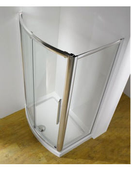 Kudos Original 1500mm Bow Fronted Slider Door With Tray And Waste