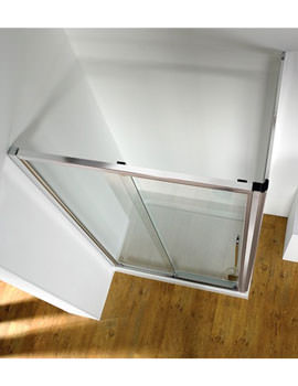 Kudos Original Straight 1500mm Siding Shower Door With Tray And Waste