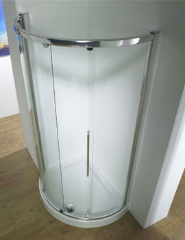 Original 1200x910mm LH Silver Side Access Slider Door With Tray And Waste