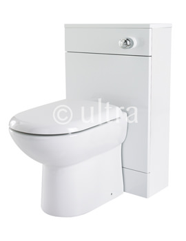 Image of Ultra Design White Back-To-Wall Unit With WC Pan And Soft Close Seat