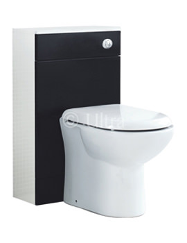 Image of Ultra Design Black Back-To-Wall Unit With WC Pan And Soft Close Seat