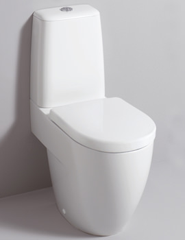 Image of Twyford 3D 680mm Close Coupled WC Suite With Standard Seat - 3D1468WH