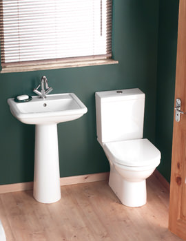 Balterley Mirage White Cloakroom Suite