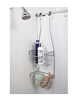 Croydex Wireware Secure Hook Over Shower Caddy - AJ161641