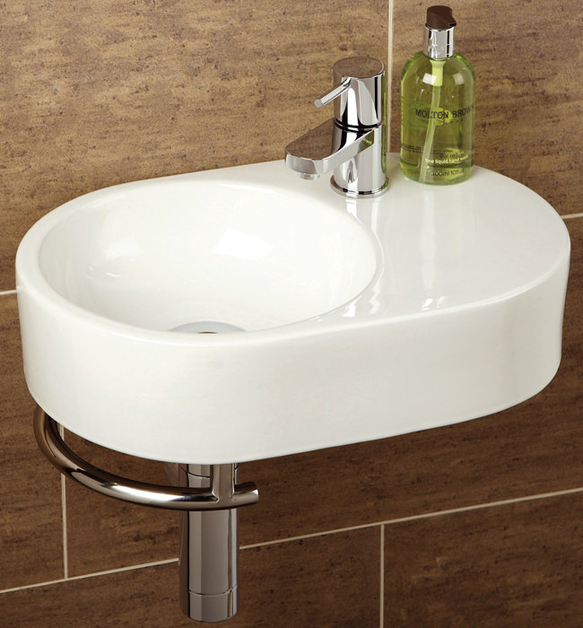 HIB Malo Saville Cloakroom Basin With Towel Rail 8943