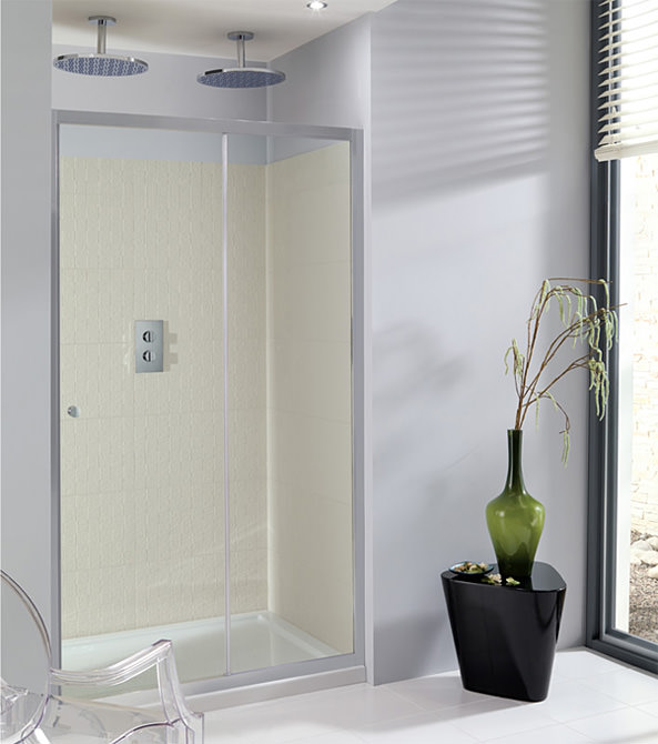 Simpsons Edge Framed Single Shower Slider 1200mm