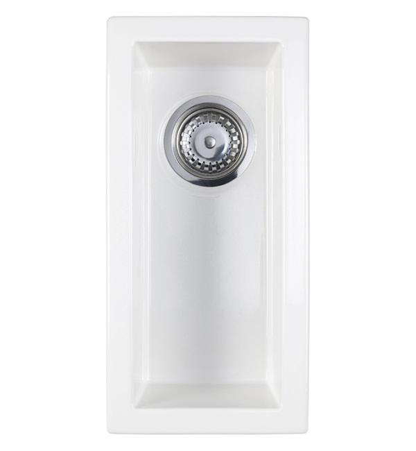 Astracast Onyx 0.5 Bowl Ceramic Inset Or Undermount Kitchen Sink