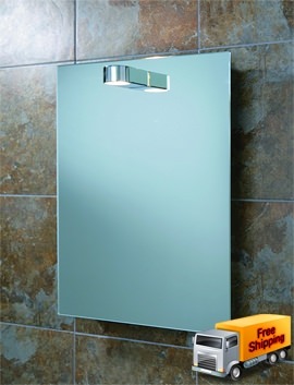 Lina Mirror with Shaver Sockets