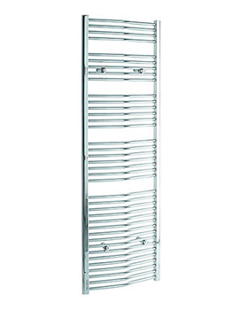Curved Towel Rail 300 x 1800 Chrome Finish