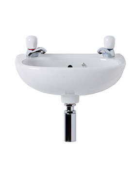 Ideal Standard Studio Hand-rinse 2 Tap Holes Washbasin 350mm | E1170