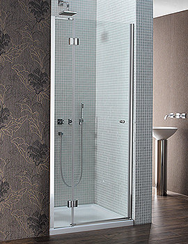 Simpsons Semi Frameless Glass Hinged Door 700mm | DHDSC0700