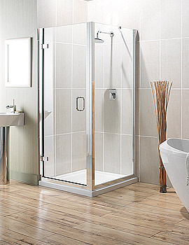 Simpsons Classic Open Top Shower Side Panel 700 x 1900mm | 6518RH