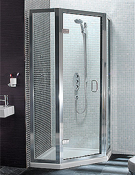 Simpsons Classic Pentagon Offset Shower Cubicle | 6104