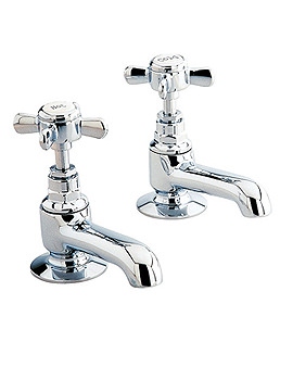 Crosswater Grove Bath Pillar Taps A Pair