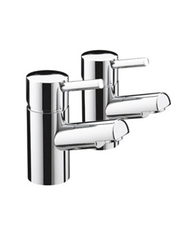 Bristan Prism Basin Taps pair Chrome Finish | PM 1-2 C