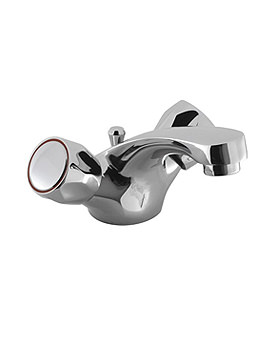 Aqva Skarra Contract Basin Mixer Tap with Pop-Up-Waste | ALLIANCE/10125