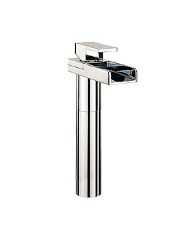 Crosswater Square Tall Mono-bloc Basin Mixer Tap | WS112DNC
