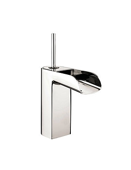 Cross Water Love Me Medium Height Mono-bloc Basin Tap | LM116DNC