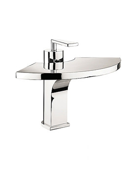Crosswater Stream Mono-bloc Basin Mixer Tap | ST110DNC