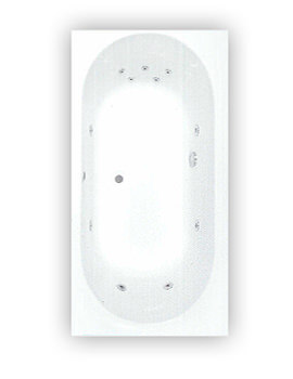 Aqva Nemo Luxury Bath 1800 x 900 with 6 Jet