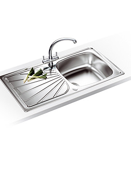Franke Erica Stainless Steel Kitchen Sink 1.0 Bowl EUN 611-96