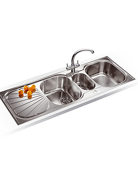 Franke Erica Stainless Steel Kitchen 2.5 Bowl EUX 671 | 101.0052.642