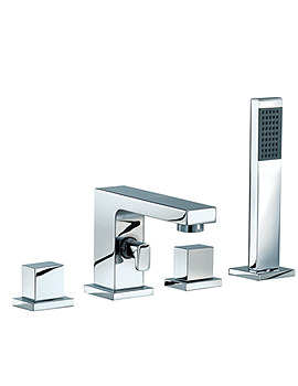 Mayfair Blox 4 Holes Bath Bath Shower Mixer Tap | BLX047