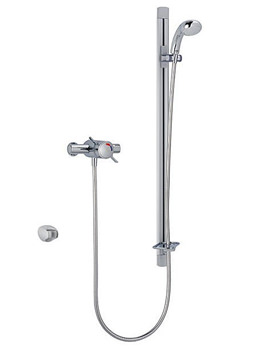 Mira Select Thermostatic Shower Exposed Valve With Flex Kit Chrome - Image
