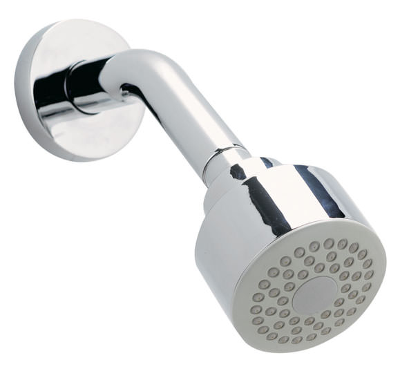 Phoenix Modern Fixed Shower Head With Arm And Swivel Elbow 70mm