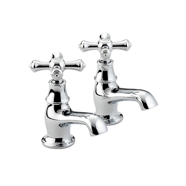 Bristan Colonial Basin Taps Chrome - K 1-2 C