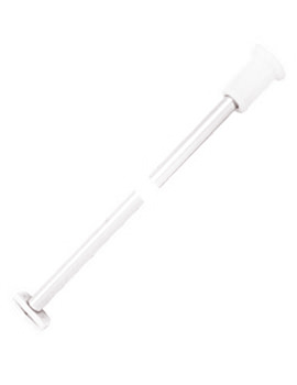 Croydex White Curtain Rail Ceiling Support - Image