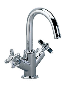 Wessex Basin Mixer Tap With Click Waste Chrome - T661002