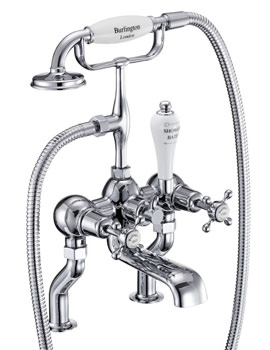 Burlington Claremont Deck Mounted Bath Shower Mixer Tap - CL15 - Image