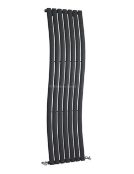 Hudson Reed Revive Wave 413 x 1785mm Vertical Designer Radiator - Image