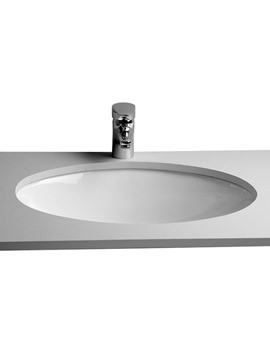 VitrA Commercial Arkitekt 420mm Wide Under-Counter Oval Basin - Image