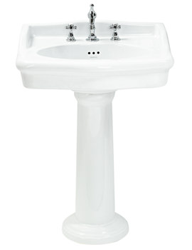 Heritage Victoria 650mm 3 Taphole Standard Basin - Image