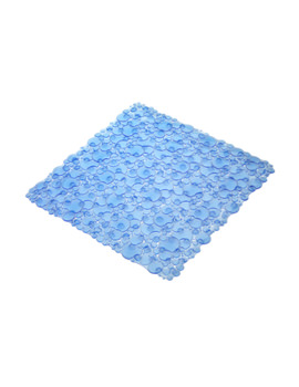 Croydex Bubbles Shower Mat Blue - Image