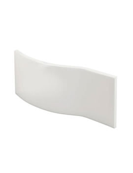 Britton Cleargreen Ecoround White Bath Front Panel - Image