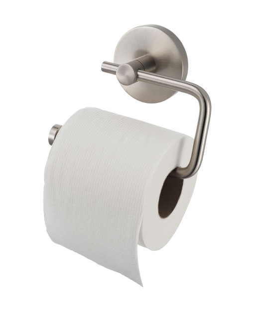 Aqualux Haceka Pro 2500 Toilet Roll Holder Brushed Nickel - 1138399