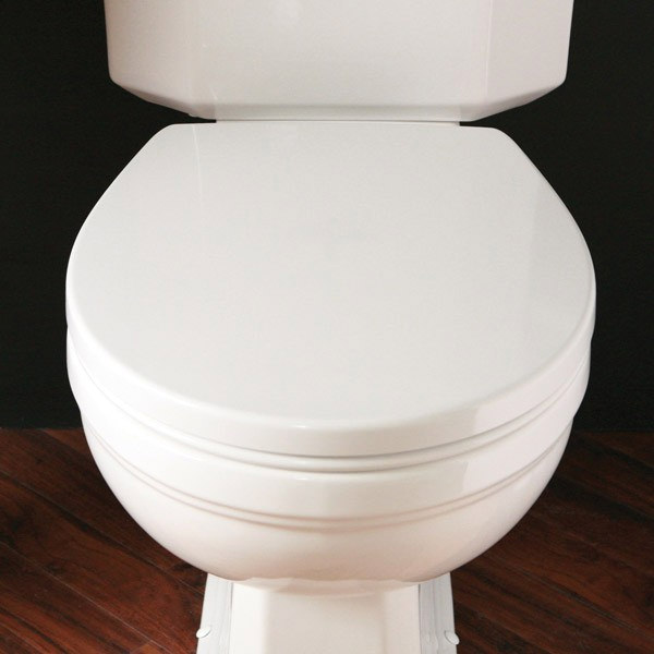 Silverdale Acrylic White Soft Close Luxury WC Seat - BCSEACHHWHISC