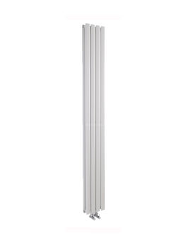 Hudson Reed Revive 236 x 1800mm Compact Double Panel Vertical Radiator - Image