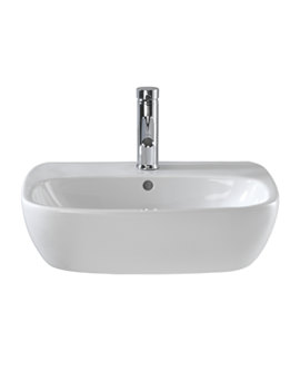 Twyford Moda Contemporary Washbasin With 1 Tap Hole In The Center - Image