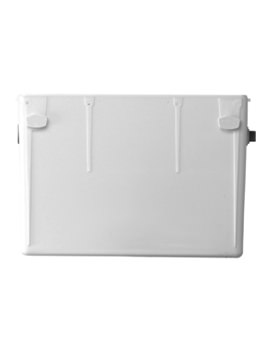 Twyford 4 Litre Single Flush White Concealed Cistern SSIO With Chrome Lever - Image