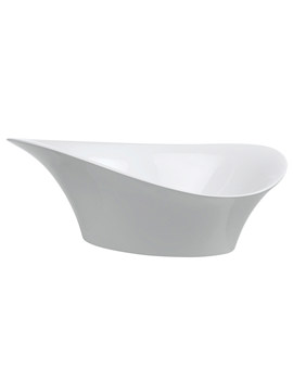 Crosswater Alice Elite White Countertop Basin - 560 x 327mm - Image