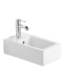 Duravit Vero White 250 x 450mm Handrinse Washbasin - 0702250000 - Image
